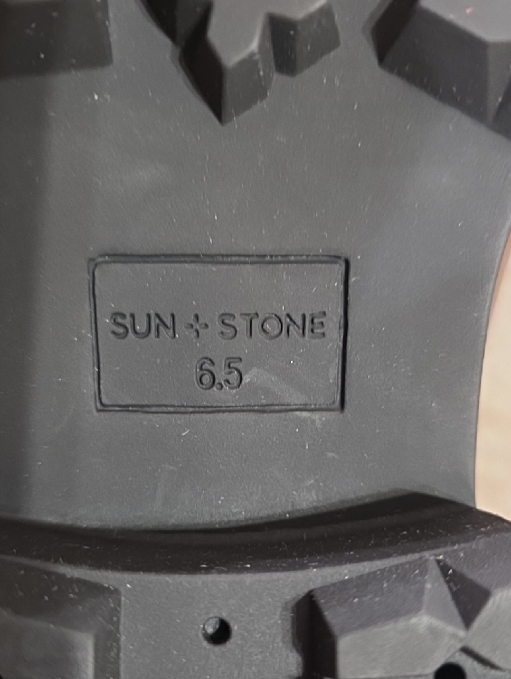 NWT Sun + Stone Women's Chocolate Boots Slouchy Chunky Soles Mid-Calf‎ Sz 6.5 - Picture 9 of 10